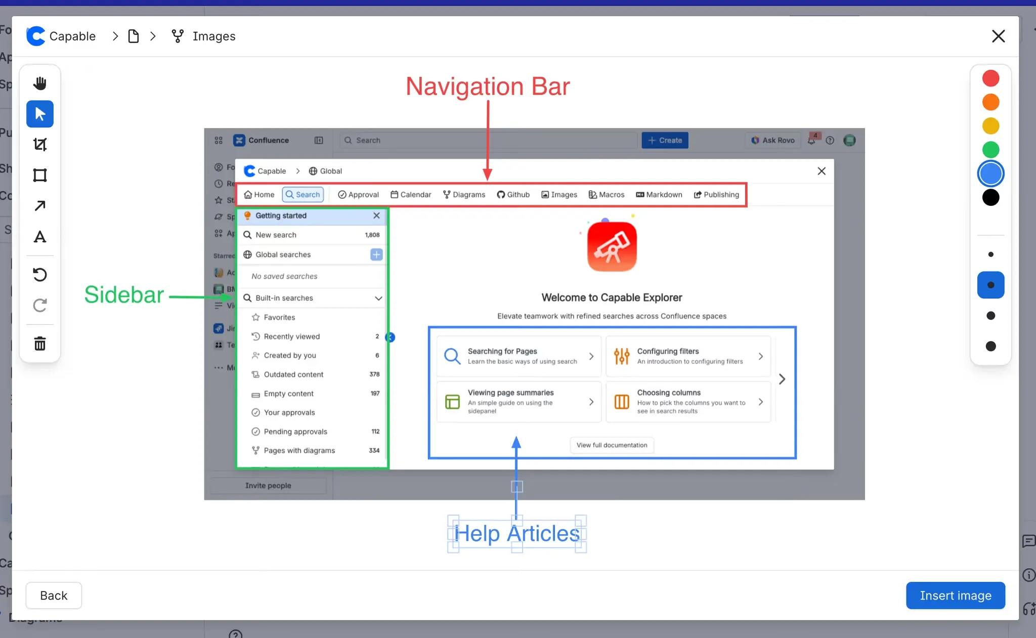 Annotate and edit images directly in Confluence